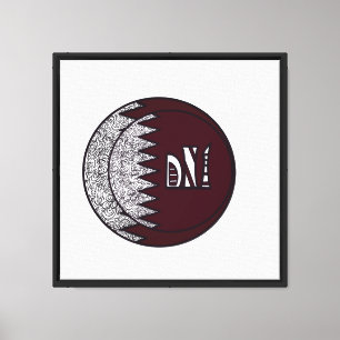 Katar Sehenswürdigkeiten Art print_Iconic KatarWal Leinwanddruck