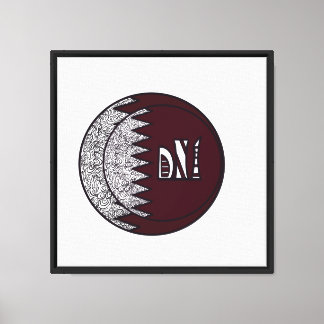 Katar Sehenswürdigkeiten Art print_Iconic KatarWal Leinwanddruck
