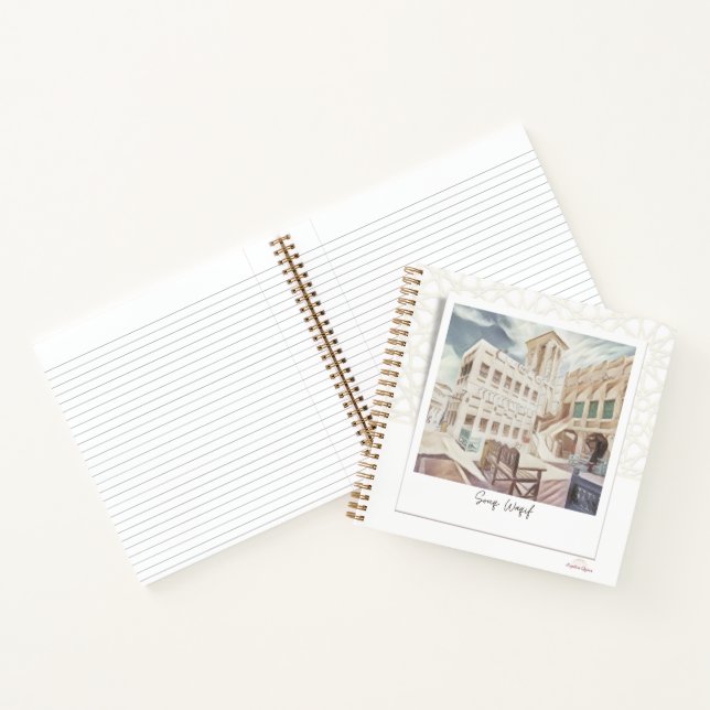 Katar souq waqif erkunden notizbuch (Innenseite)