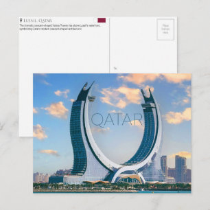Katara-Türme, Lusail, Katar Reise-Postkarte Postkarte
