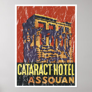 Katarakt-Hotel - beunruhigt Poster