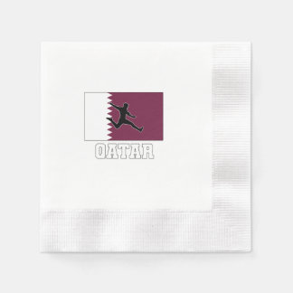 Katarische Fußballnationalmannschaft Serviette