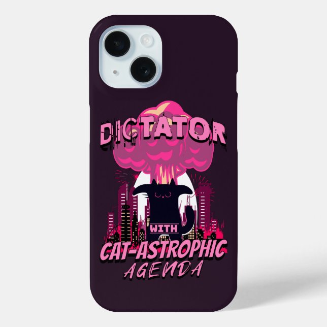 Katasterisches Zitat aus der lustigen Wut Case-Mate iPhone Hülle (Rückseite)