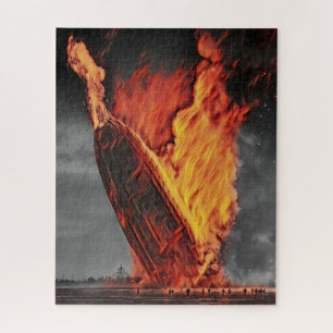 Katastrophe des Zeppelin-Luftschiffs Hindenburg et Puzzle