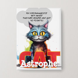 KatAstrophe | „Keine Taschen“ Chaos Posse Button