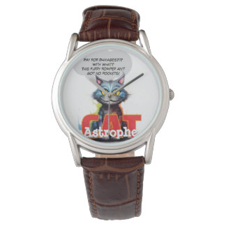 KatAstrophe | „Keine Taschen“ Chaos Posse eWatch  Armbanduhr