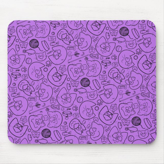 Katastrophe, Mousepad, lilac Mousepad (Vorne)