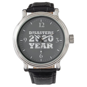 Katastrophen Jahr 2020 Armbanduhr