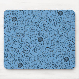 Katastrophenmuschel, blau mousepad