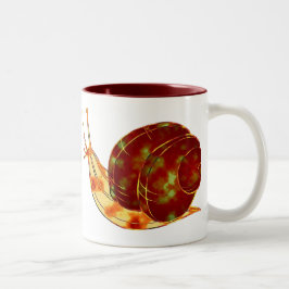 Katatsumuri oder Schnecke-Tasse Zweifarbige Tasse