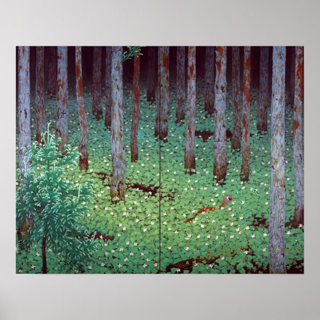 Katayama Bokuyo Mori Forest Poster (Vorne)