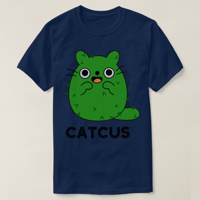 Katcus Niedlich Cat Cactus Pub 1 T-Shirt (Design vorne)