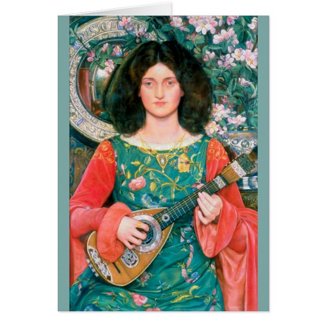 Kate Bunce Melody / Musica 1895-1897 Grußkarte (Vorne)