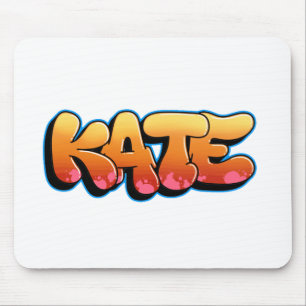 Kate Graffiti Style Merch! Individuelle Name Kate Mousepad