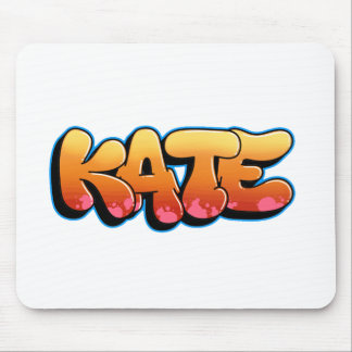 Kate Graffiti Style Merch! Individuelle Name Kate Mousepad