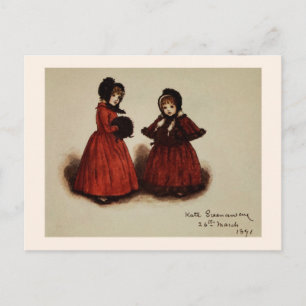 Kate Greenaway: Aus für einen Spaziergang Postkarte
