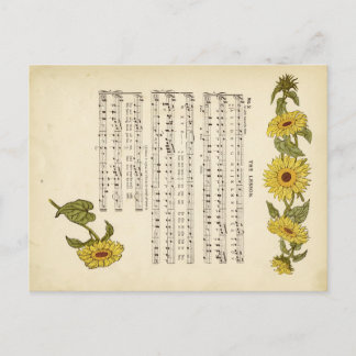 Kate Greenaway Music Postkarte
