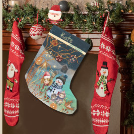 Kate Lieben Christmas Blue Kleiner Weihnachtsstrumpf