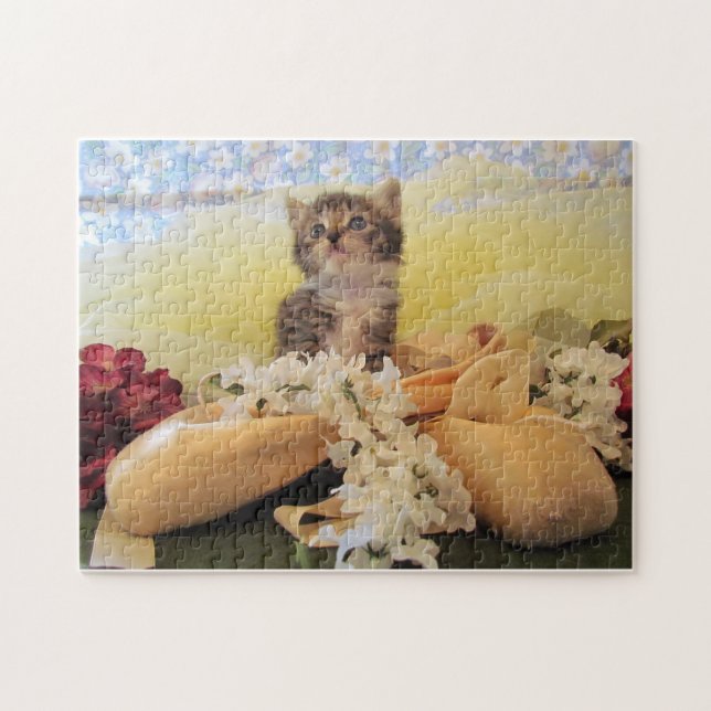 Kate The Ballerina Kittie Puzzle (Horizontal)
