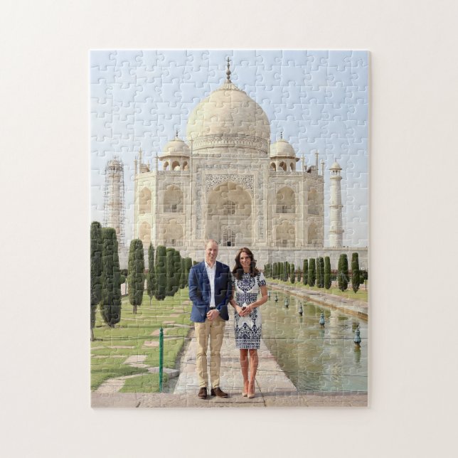 Kate und William - Taj Mahal Puzzle (Vertikal)
