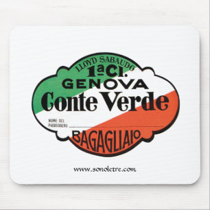 Kategorie-1-Gepäcksiegel Conte Verde Mousepad