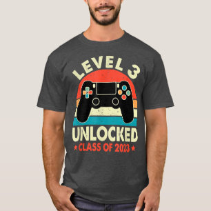 Kategorie 3 des Videospiels Unverriegelte Klasse 2 T-Shirt