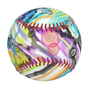 KATEGORIE FIVES SWIRLING ABSTRAKT ART DESIGN BASEBALL