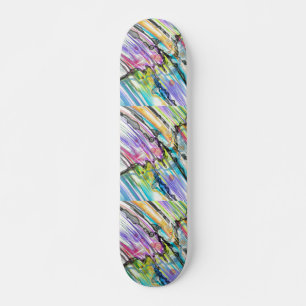 KATEGORIE FIVES SWIRLING ABSTRAKT ART DESIGN SKATEBOARD