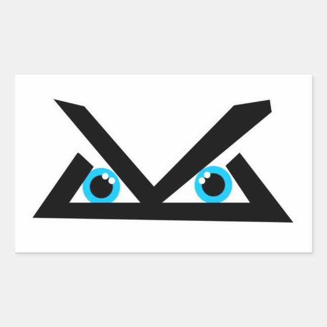 Kategorie-Logo Rechteckiger Aufkleber (Vorderseite)