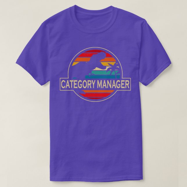 Kategorie Manager Dinosaurier T-Shirt (Design vorne)