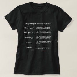 Kategorisierung der Evolution Wissenschaft w T-Shirt