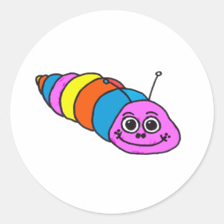 Katepillar Runder Aufkleber