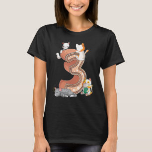 Kater Dritte 3. Geburtstagsfeier Drei 3 Jahre Alt  T-Shirt