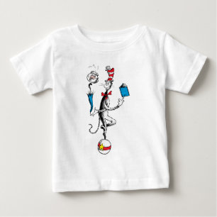 Kater im Hut Balancierakt Baby T-shirt