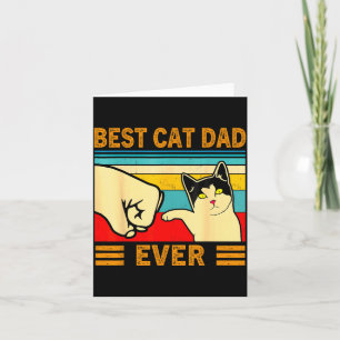 Kater Papa Lustiger Katzenliebhaber-Geschenk Karte