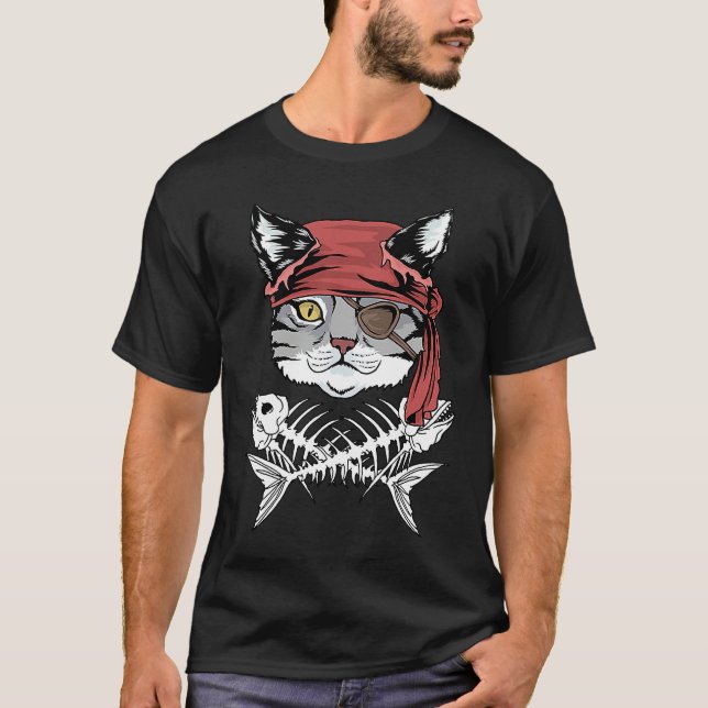 Kater Pirat   Kater Pirat T-Shirt (Vorderseite)