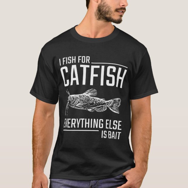 Katfisch Katzenlärm Spaß Kitchenette Fischen T-Shirt (Vorderseite)