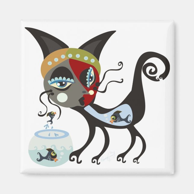 Katfisch Magnet (Vorne)