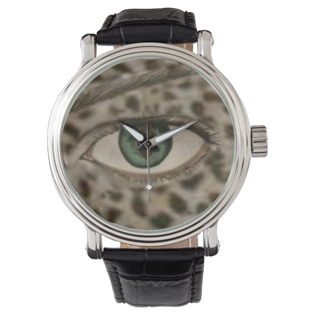 Katfrau Armbanduhr (Vorderseite)