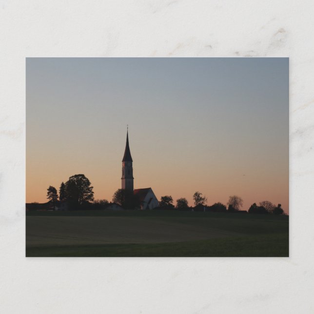 Kath. Filialkirche Mariä Himmelfahrt in Soyen Postkarte (Vorderseite)