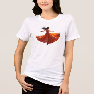 Kathak-Tanz Traditioneller indischer Tanz für Diwa Tri-Blend Shirt