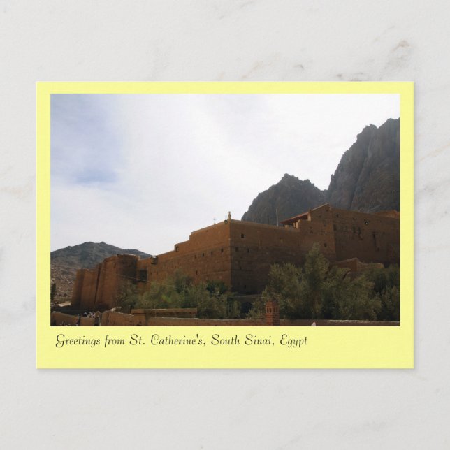 Katharina-Kloster, Südsinai, Ägypten Postkarte (Vorderseite)