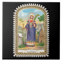 Katharina von Alexandria in ägyptischem Kleid