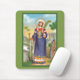 Katharina von Alexandria in ägyptischem Kleid Mousepad
