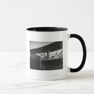 Katharine Wright mit Orville im Modell HS Tasse