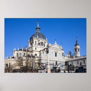 Kathedrale Almudena in Madrid Poster