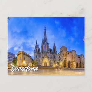 Kathedrale Barcelona, Barcelona, Spanien Postkarte