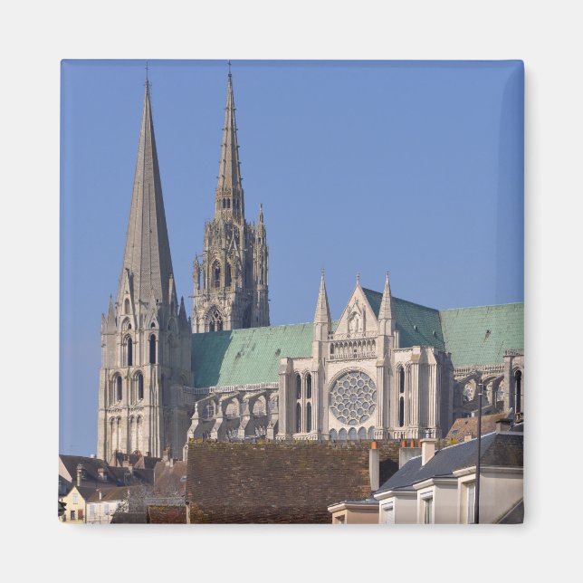 Kathedrale Chartres in Frankreich Magnet (Vorne)
