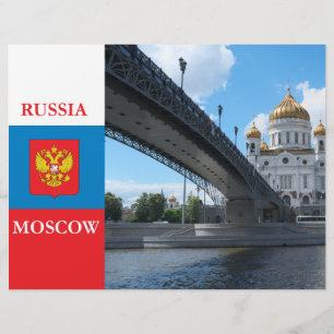 Kathedrale Christus der Erlöser in Moskau Flyer