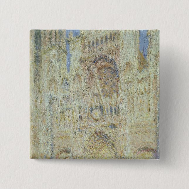 Kathedrale Claude Monets | Rouen an Button (Vorderseite)